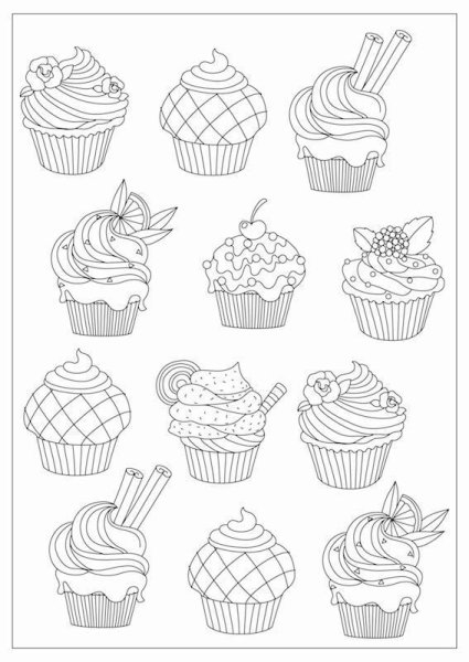 Сладости карандашом