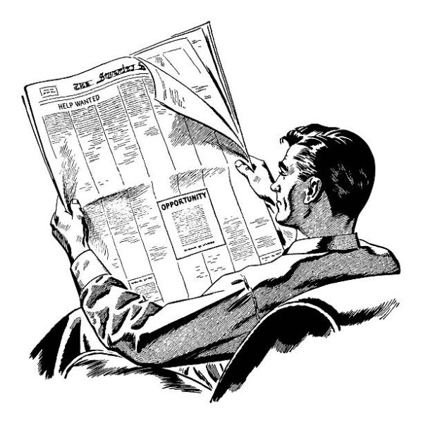 Рисунки на газетах ручкой