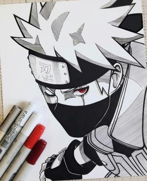 Какаши Хатаке скетч