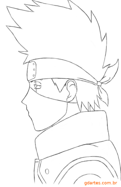 Наруто Наброски Какаси
