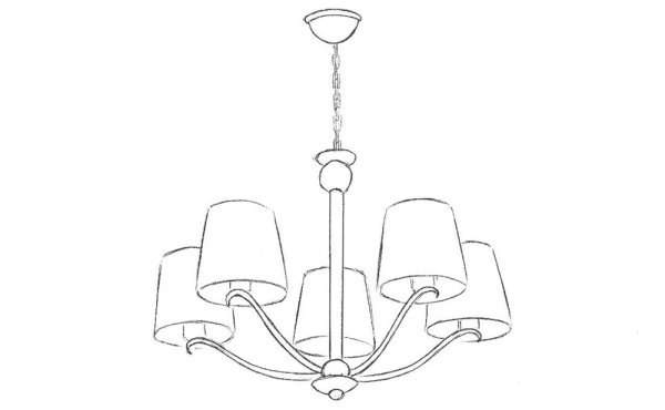 Эскиз люстры