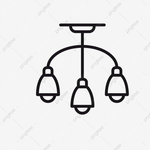 Люстра значок