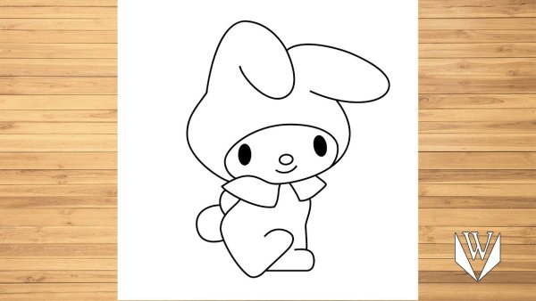 Куроми рисунки для срисовки лёгкие