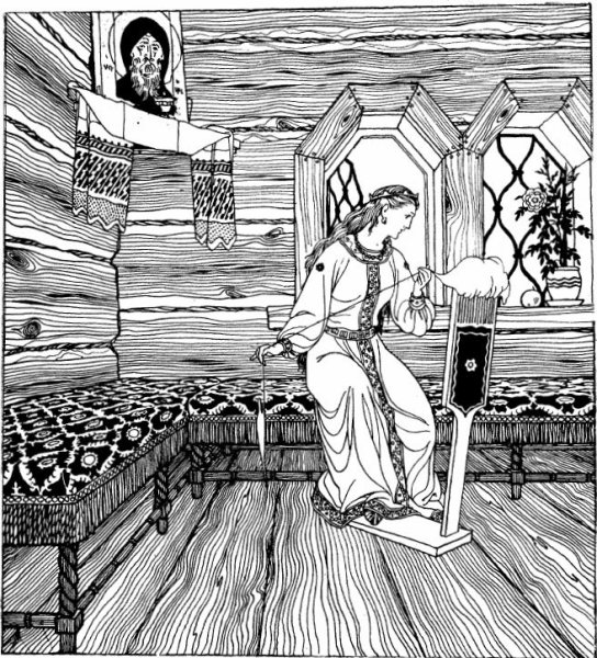 Сказка о мёртвой царевне и семи богатырях нарисоввать