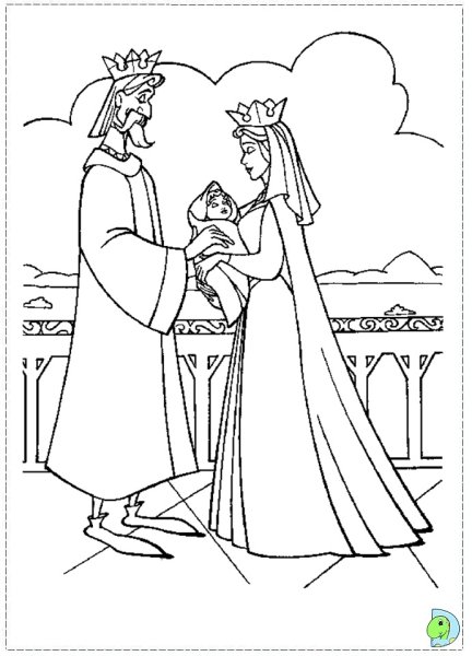 Раскраска из сказки о мертвой царевне и семи богатырях