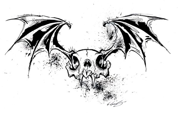 Готические рисунки для срисовки легкие