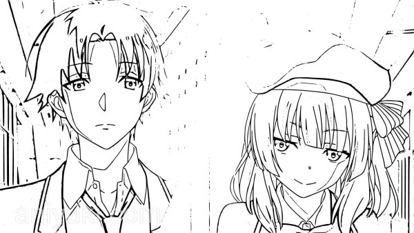 Хикигая Хачиман рисунок