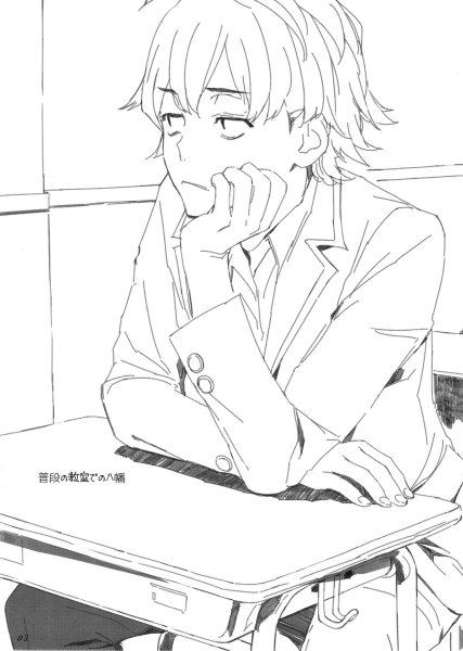 Аянокоджи рисунок карандашом