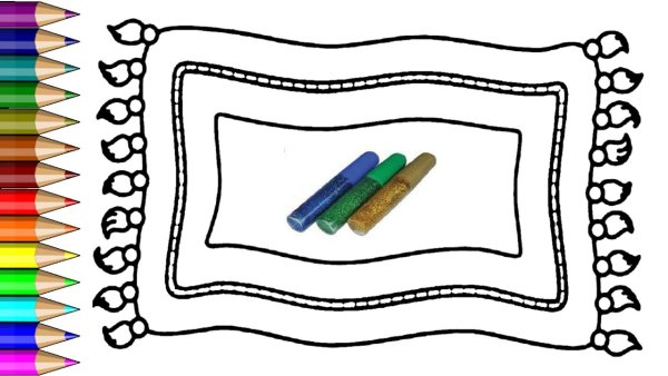 Коврик раскраска