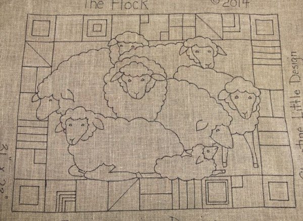 Узор в квадрате для рисования