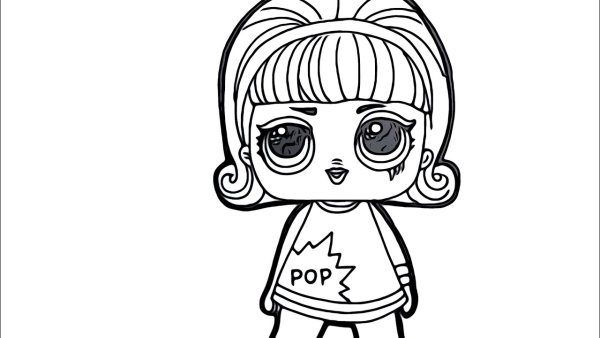 Рисунки супер Биби куклы ЛОЛ