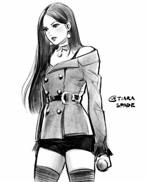 Блэк Пинк Дженни раскраска