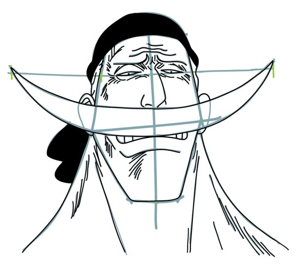 Белоус Ван Пис карандашом