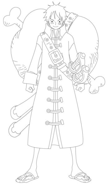 Раскраски аниме Ван Пис