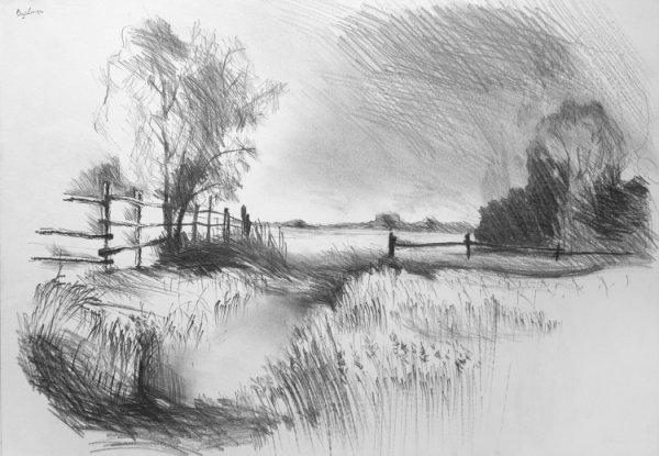 Юрий Синчуков уроки рисования карандашом пейзаж