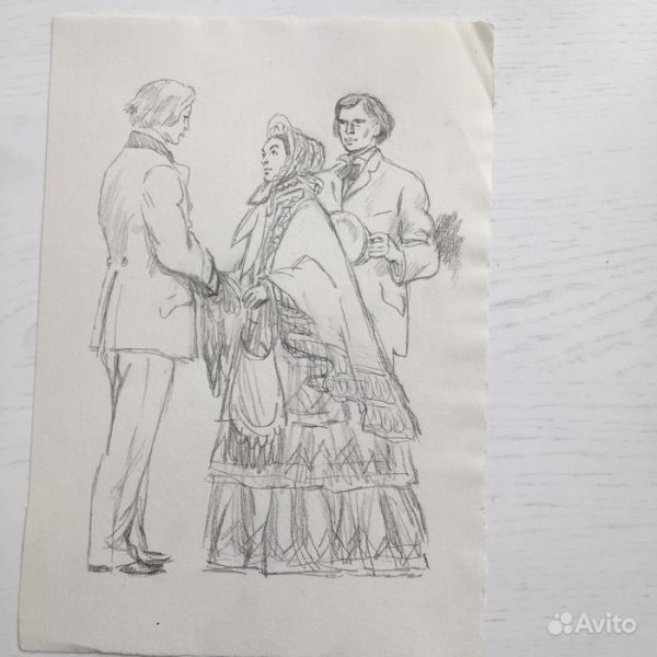 Зарисовки к произведению Дубровский