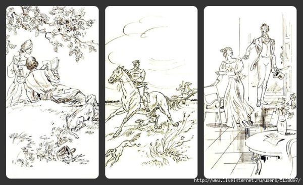 Рисунок барышня крестьянка 6 класс