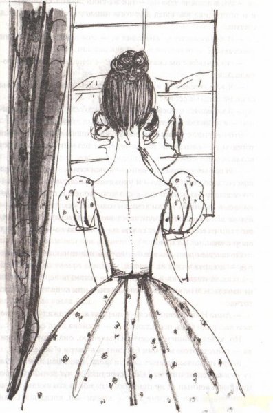 Рисунок к произведению Тургенева Ася