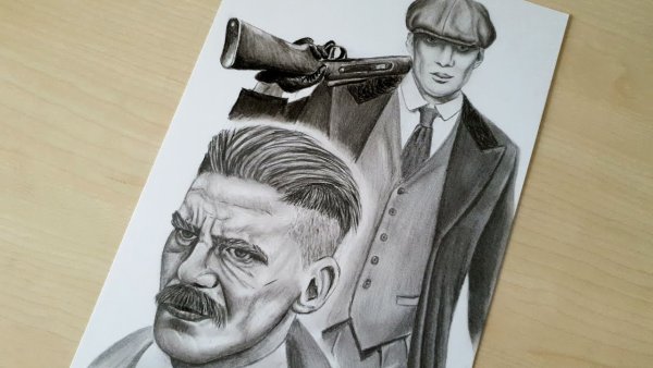 Артур Шелби рисунок