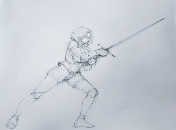 Фехтование скетчи