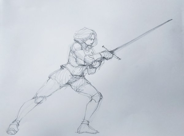 Фехтование скетчи