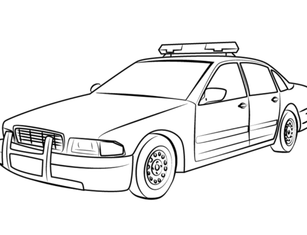 Форд Краун Виктория полицейский раскраска