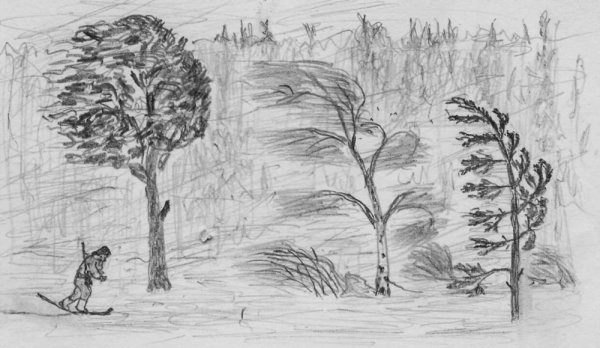 Метель карандашом для детей