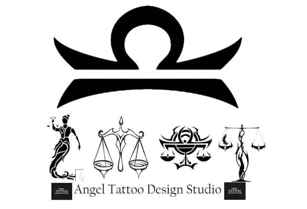 Трафареты знаков зодиака весы