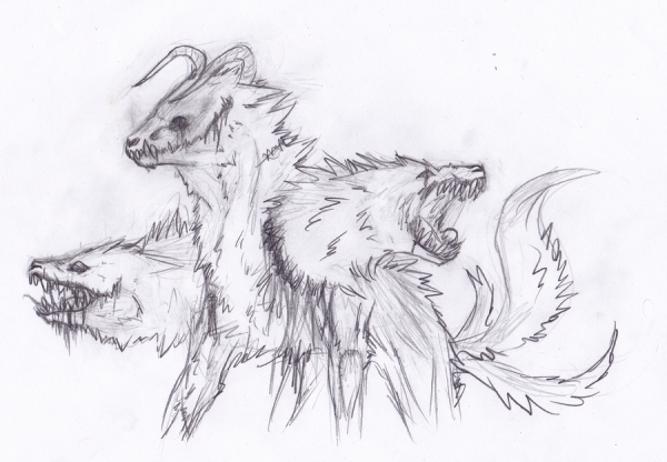 Цербер волк