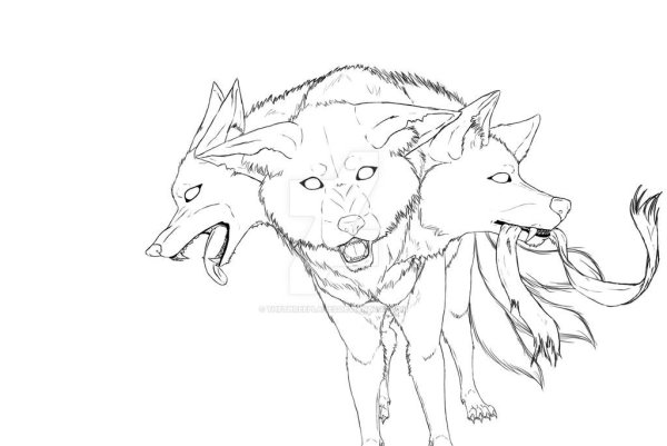 Цербер рисунок легкий легко