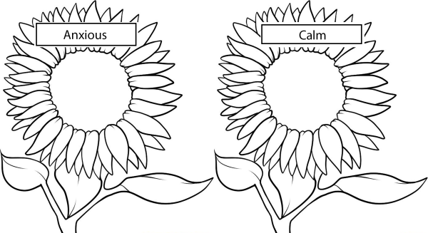Рисование подсолнух
