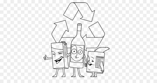 Мусор раскраска