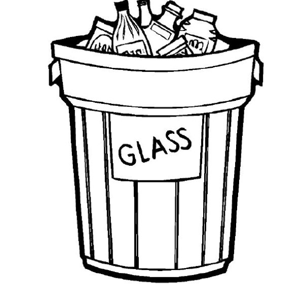 Мусор раскраска