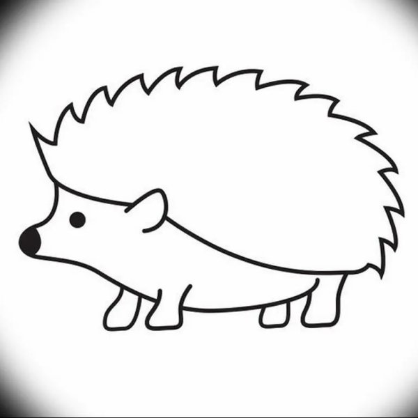 Рисование Ежик