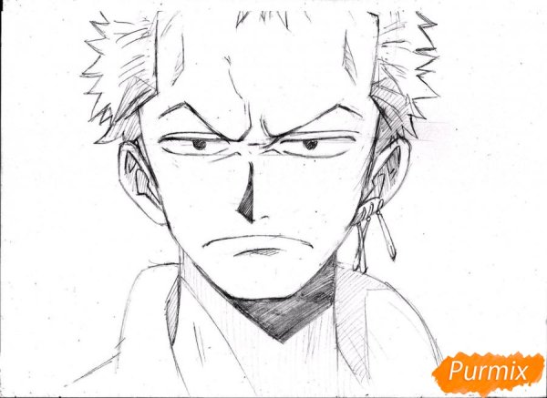 Зоро Ван Пис для рисования