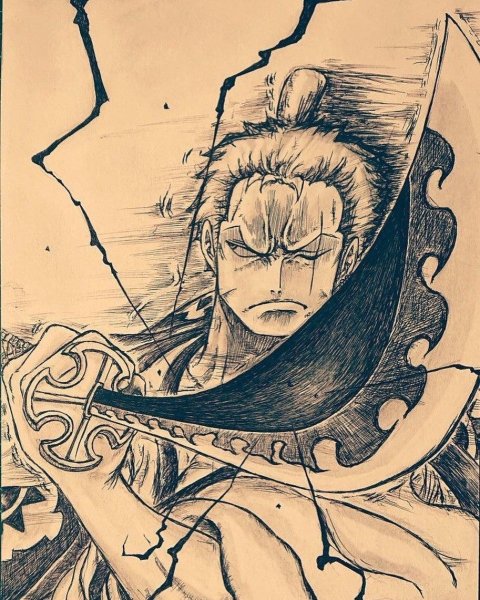 Тату Ван Пис Зоро