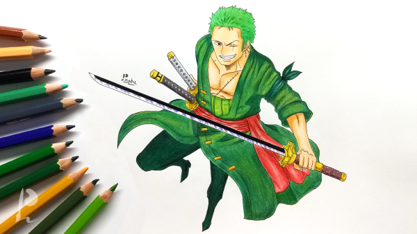 Draw Roronoa Zoro