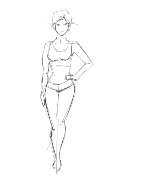 Пропорции головы женского тела