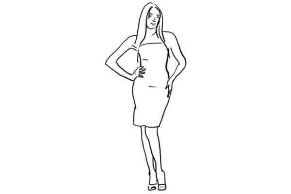 Человек раскраска в полный рост