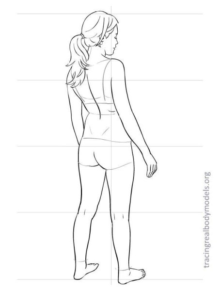 Эскиз модели для одежды