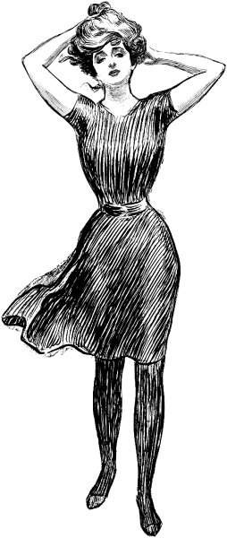 Фигура подростка эскиз