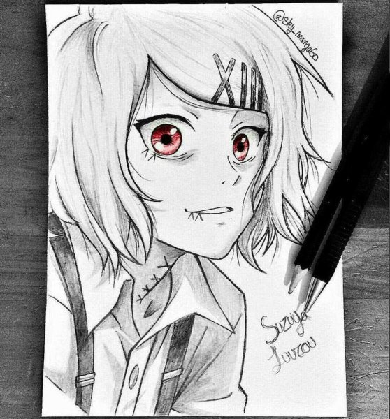 Токийский гуль скетчи Джузо