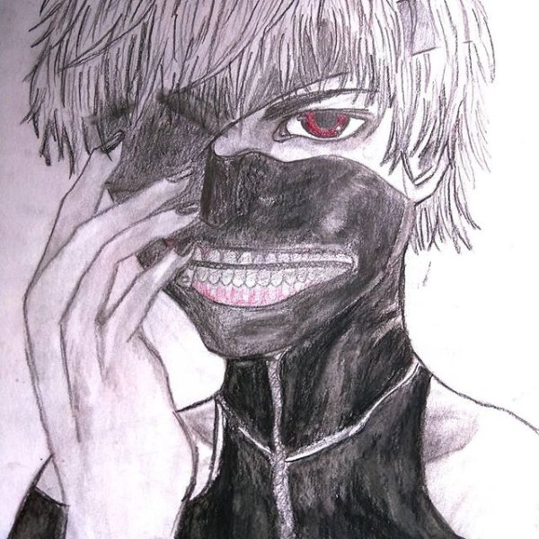 Гуль Токийский гуль срисовка