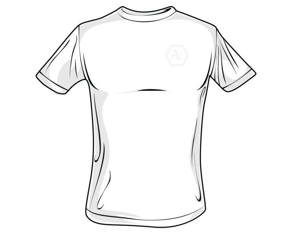Футболка рисунок карандашом