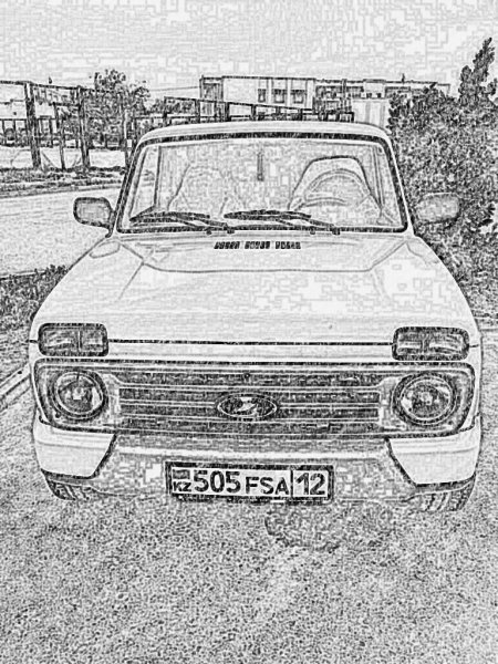 Niva 2121 спереди вектор