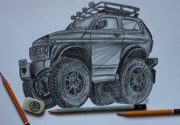 ВАЗ 2131 Нива раскраска