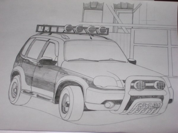 ВАЗ 2121 рисунок 4х4 Niva Урбан