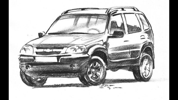 Раскраски Лада Нива 4х4 Урбан