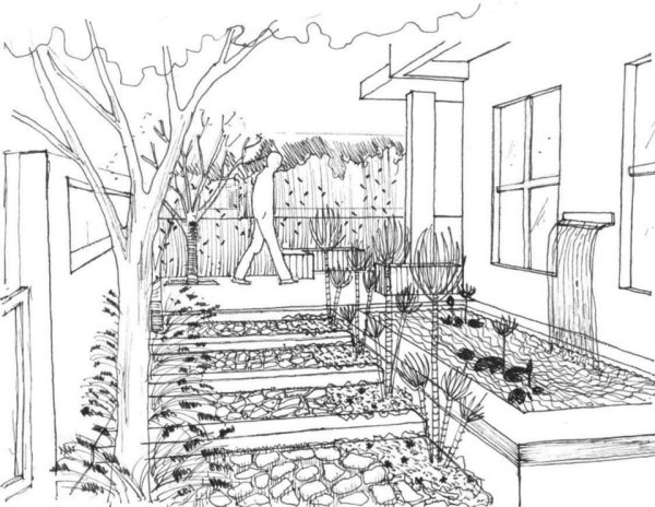 Набросок сада