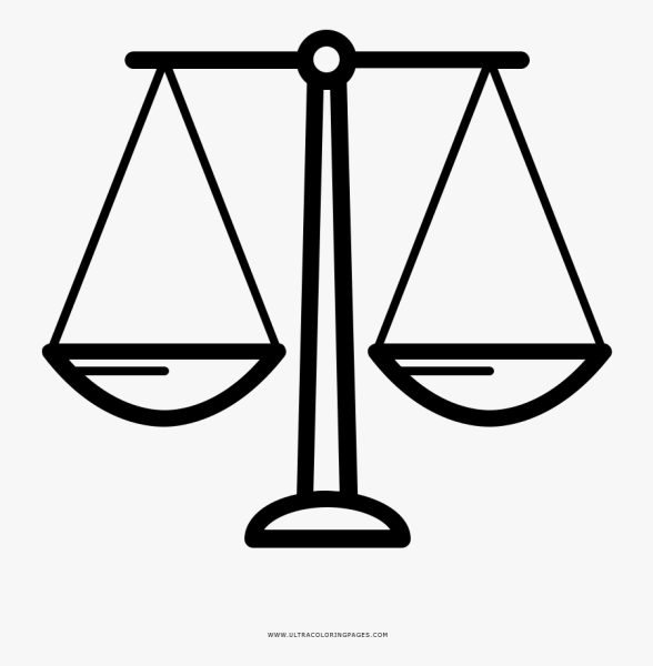 Весы черно белые